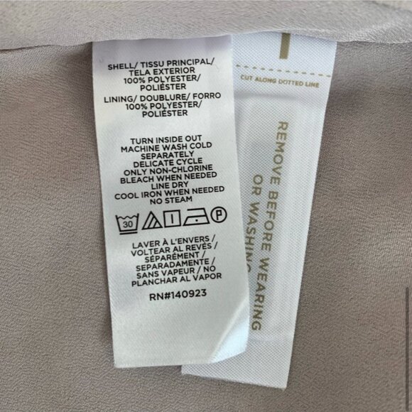 Paisley shimmer V-neck midi dress in gold and neutrals Loft - Picture 9 of 9